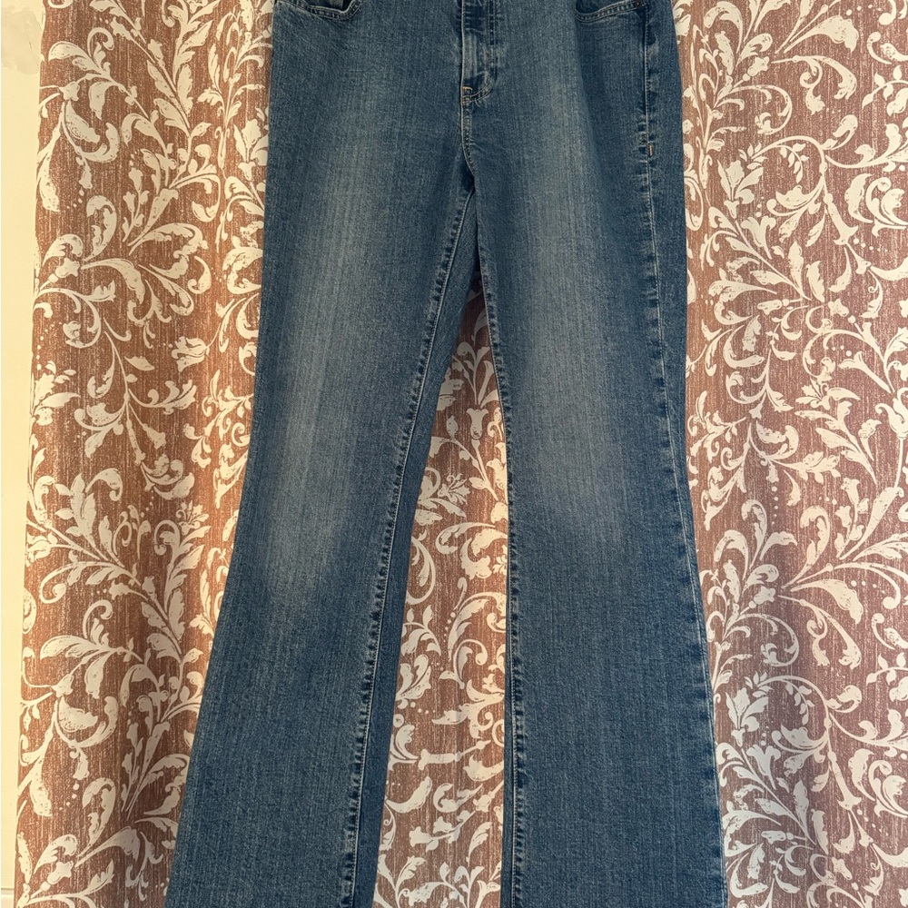 Old Navy Blue Flare X-Long Wide Leg Jeans